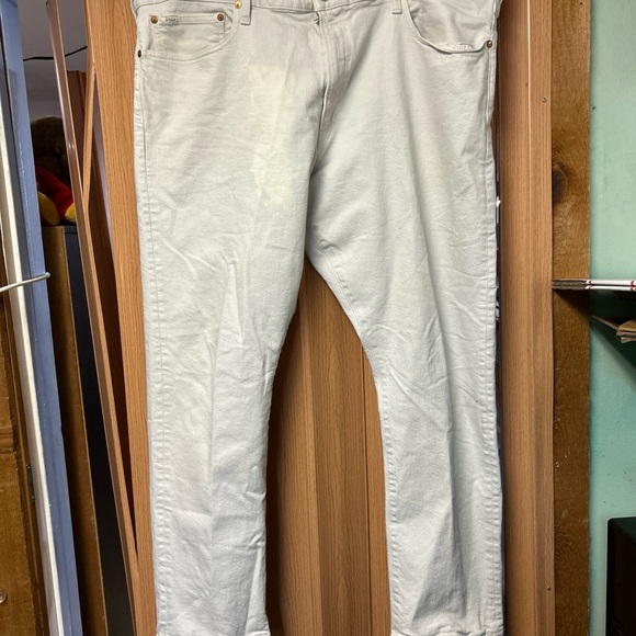 Polo by Ralph Lauren Men's Off-White Slim Jeans - Picture 1 of 5